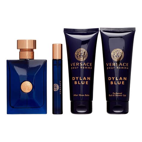 blue versace set|Versace aftershave gift set.